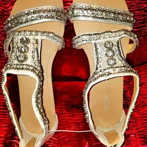 David's Bridal Gem Sandle